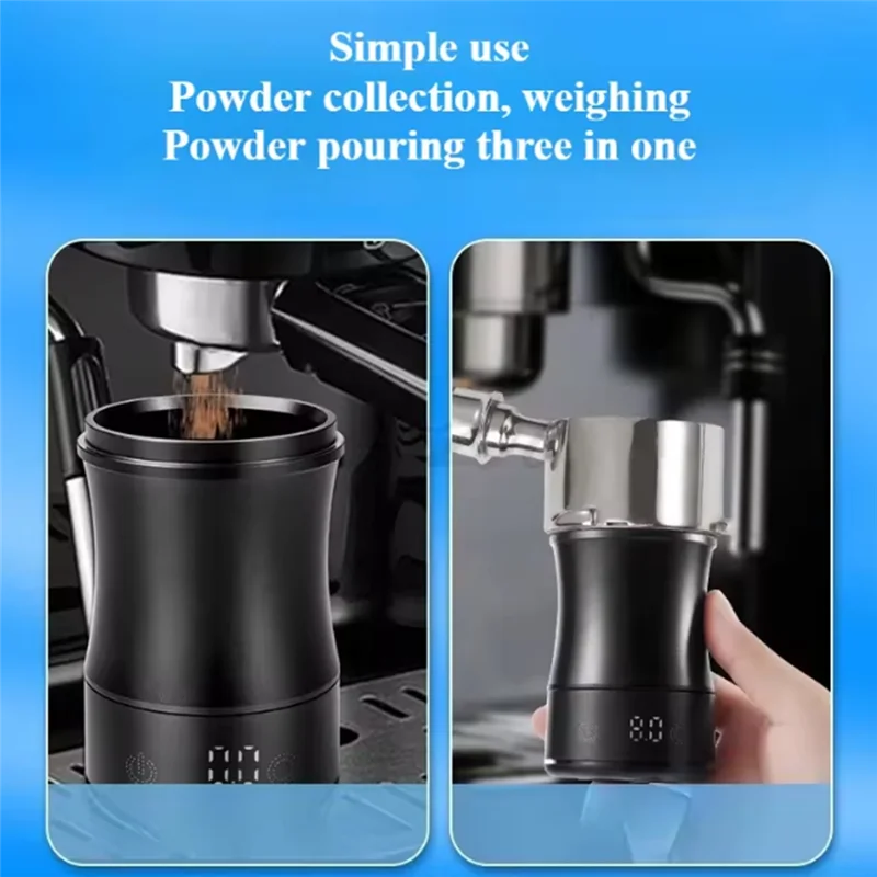 UNCL Coffee Powder Scale | 58mm Portable Measuring Cup & Metal Tea Cup