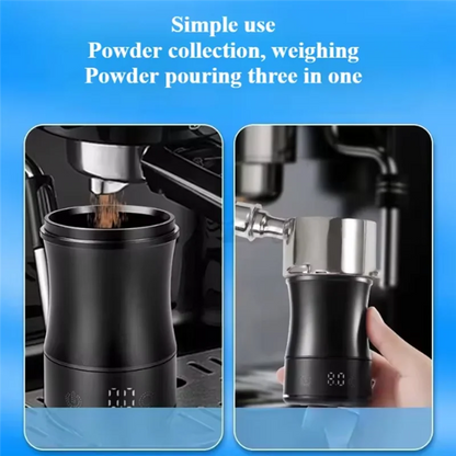 UNCL Coffee Powder Scale | 58mm Portable Measuring Cup & Metal Tea Cup