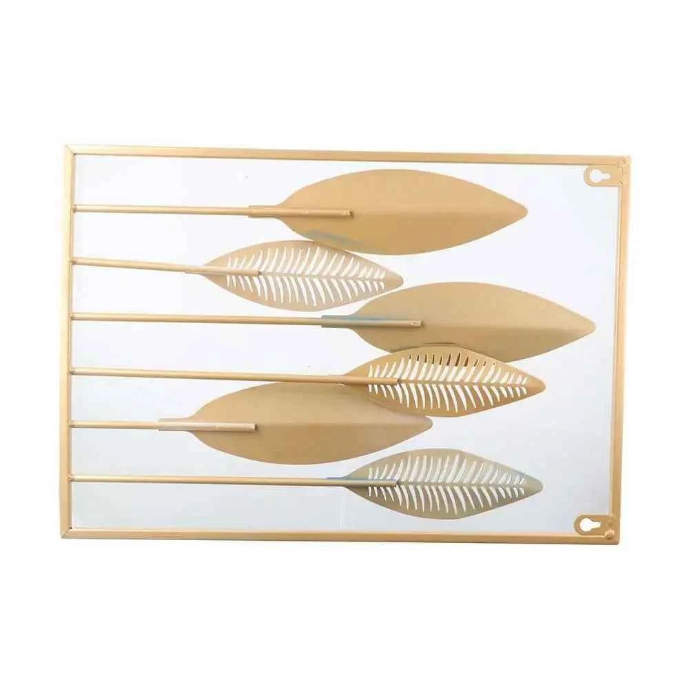 Decor Cabinet Living Room Handicraft Home Decoration Desktop Ornaments Iron Arts Crafts Ginkgo Leaf Ornaments Leaves Sculpture