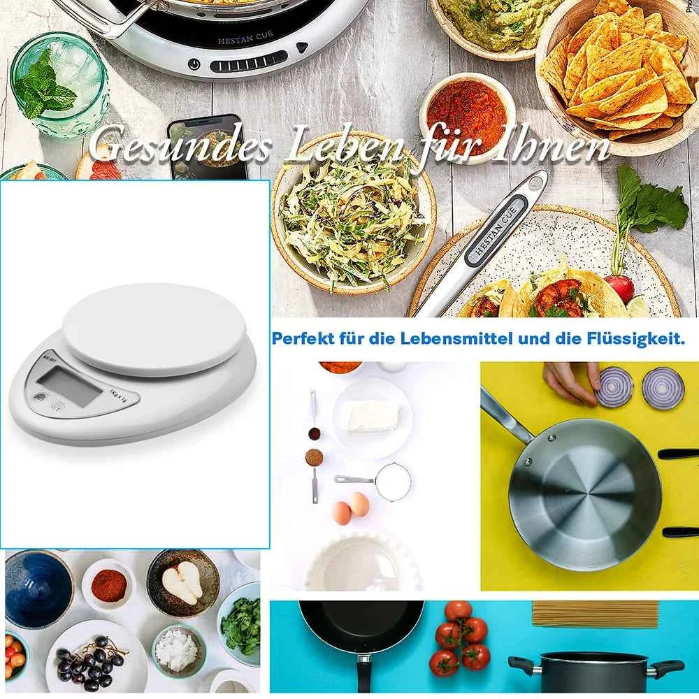 5kg/1g LED Electronic Scales Food Coffee Balance Measuring Weight Portable Digital Baking Scale Kitchen Accessories Tools