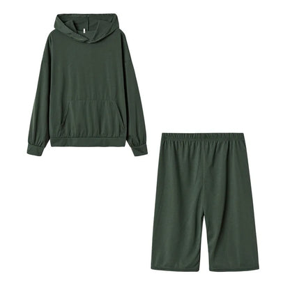 Women's Fleece Oversized Hoodie & Jogger Set — Warm 2-Piece Winter Tracksuit