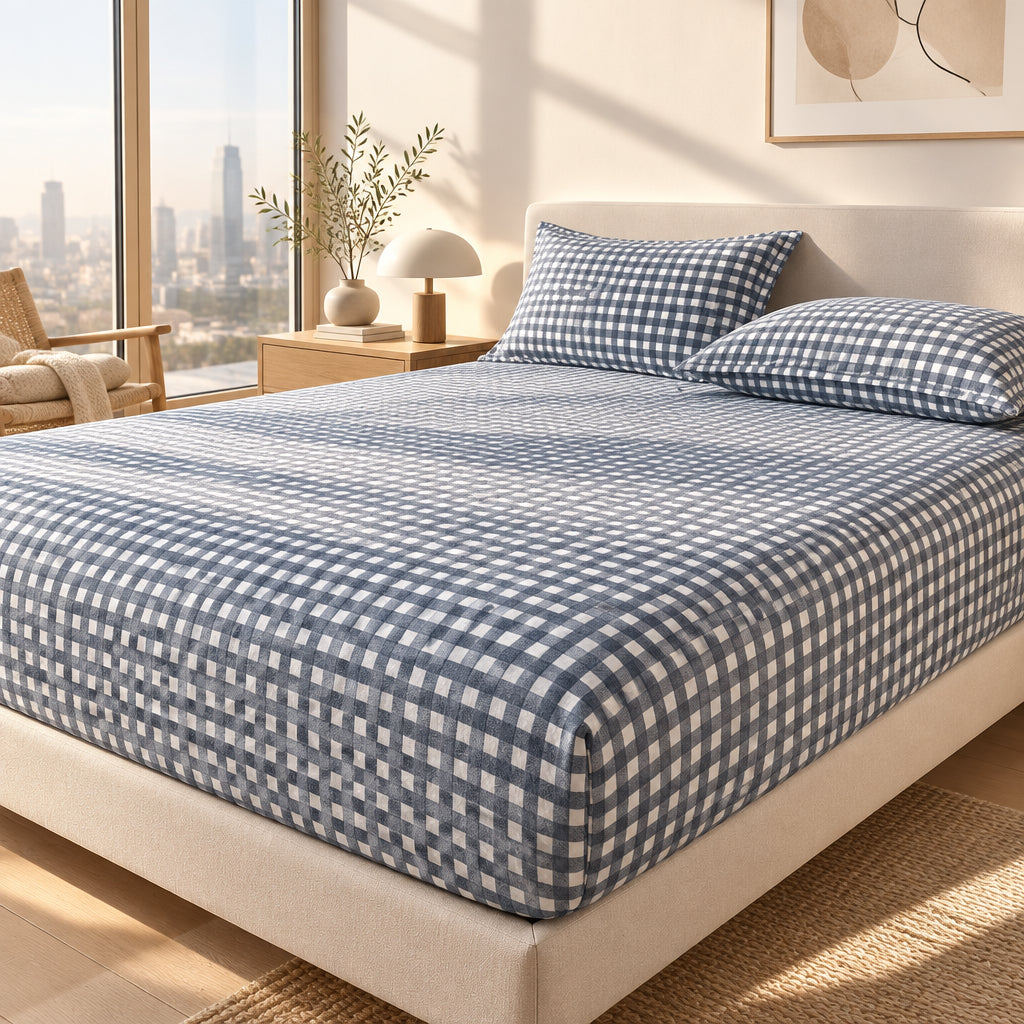 Plush Fitted Mattress Cover | Soft Bed Sheet