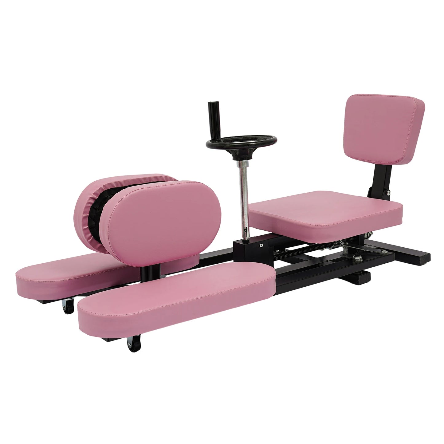 Adjustable Split Machine Heavy Duty Leg Stretcher with Wheels & Cushion for Dance Yoga Home Gym