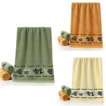 Single Piece Bamboo Fiber Towel, Thickened Quick Dry Absorbent Luxury Soft - Bath Towel