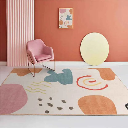 VIKAMA Nordic Light Luxury Living Room Carpet Sofa Coffee Table Floor Mat Bedroom And Lounge Large Area Carpet Home Decoration