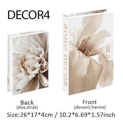 Decorative Faux Books Storage Box Coffee Table Hotel Bedroom Living Room Bookshelf Home Decor Interior Aesthetics Shooting Props