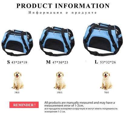 Foldable Mesh Pet Carrier Bag