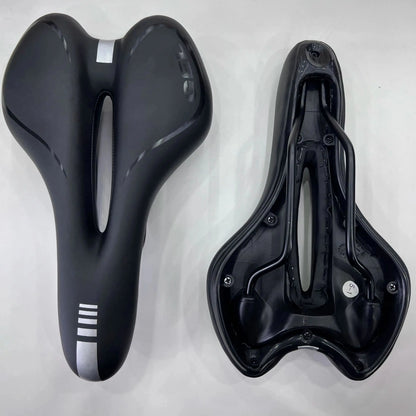 Shockproof Comfort PU Leather Bicycle Saddle Sponge-Filled Time Trial Cycling Seat for Enhanced Riding Experience