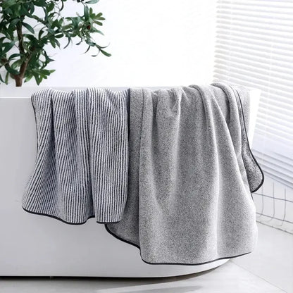 Thickened Bath Towels for The Body Microfiber Towel for Gym Shower Robe for Spa Beath Home