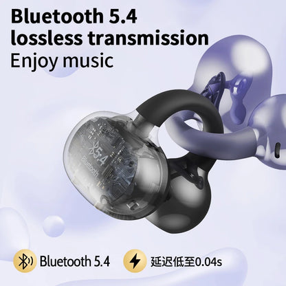 Sport Earclip Wireless Headphones – Bluetooth, LED Display, Gaming Mode | Base, Pro & Ultra