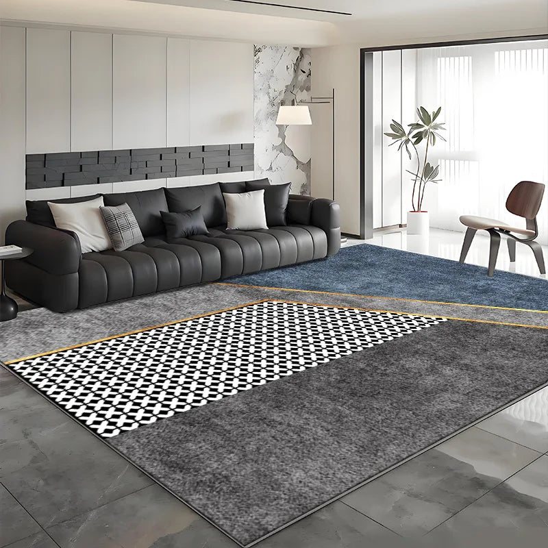 VIKAMA Nordic Dirt-Resistant Area Rug – Non-Slip Soft Carpet for Living Room, Sofa & Bedroom