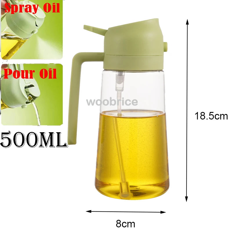 2-in-1 Oil Sprayer & Basting Brush for Cooking