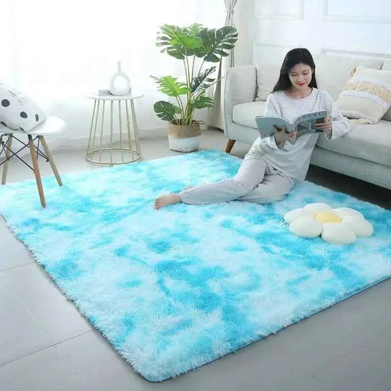 Big Size Carpet Living Room Plush Rug Bed Room Floor Fluffy Mat Anti-slip Home Decor Rugs Soft Velvet Carpets Kids Room Blanket