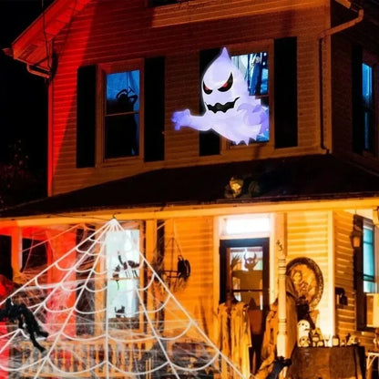 1Pc 1.4m Halloween Ghost Scary Inflatable Giant Blow Up Foldable Phantom Unique Coming Party Outside Yard Garden Lawn Decor Prop