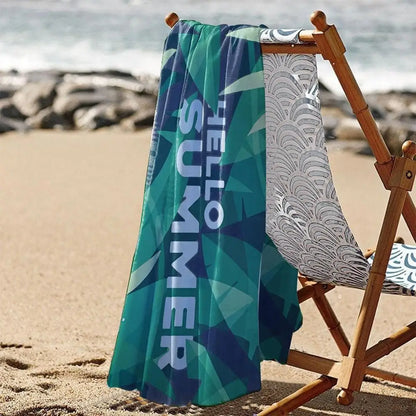 Microfiber Camping Towel 59 X 27.5 Inch Sand Proof Quick Dry