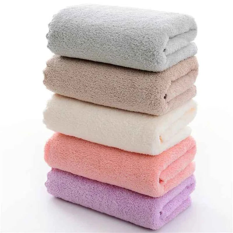 Bath Towels Winter Microfiber Towel Bathroom Men Women Soft Terry Gift For Adults Super Absorbent Cloth For Home