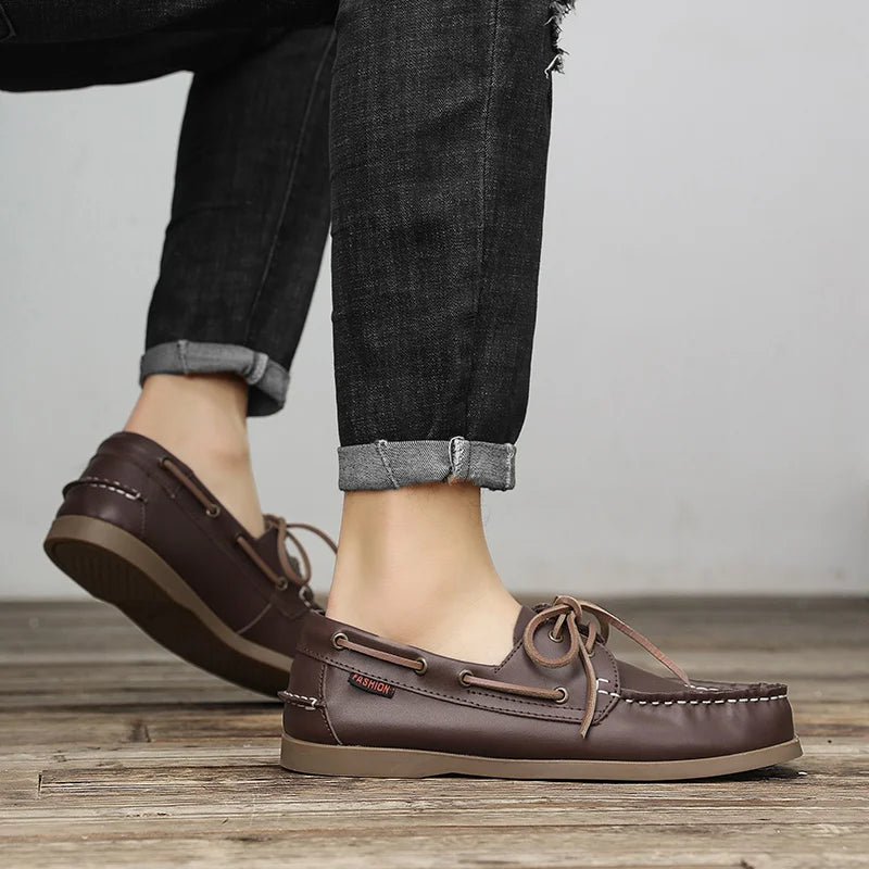 Men's Handmade Genuine Leather Loafers | Luxury Business Dress Driving Shoes