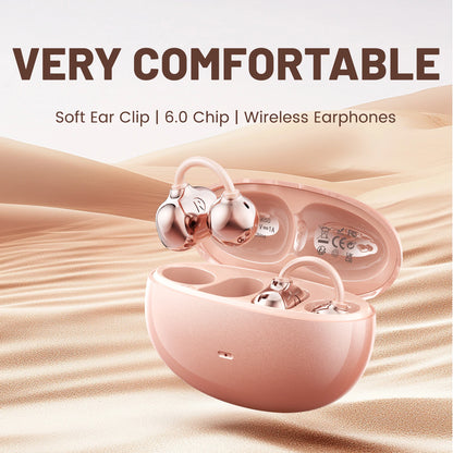 SK50 Open Ear Clip Headphones – Bluetooth 6.0, HiFi Sound, 36H Playtime, Built-in Mic