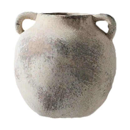 Ceramic Vase Table Centerpiece Artwork Romantic Gift Retro Decorative Vase for Bookshelf Farmhouse Dining Room Indoor Kitchen