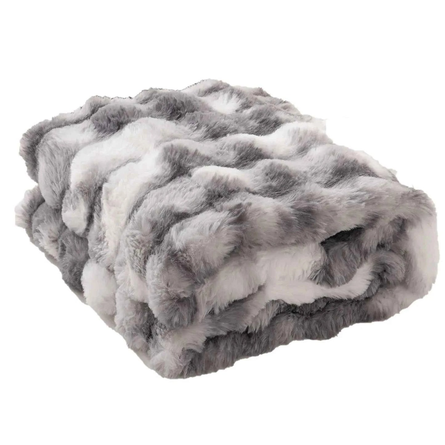 Faux Rabbit Fur Blanket for Bed,Thick & Warm Bed Blankets for Winter,Soft Cozy Fluffy Decorative Blankets for Bedroom