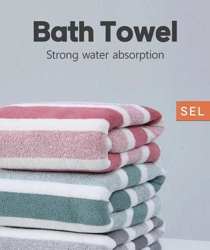 Thickened Absorbent Bath Towel, Soft Face Towel
