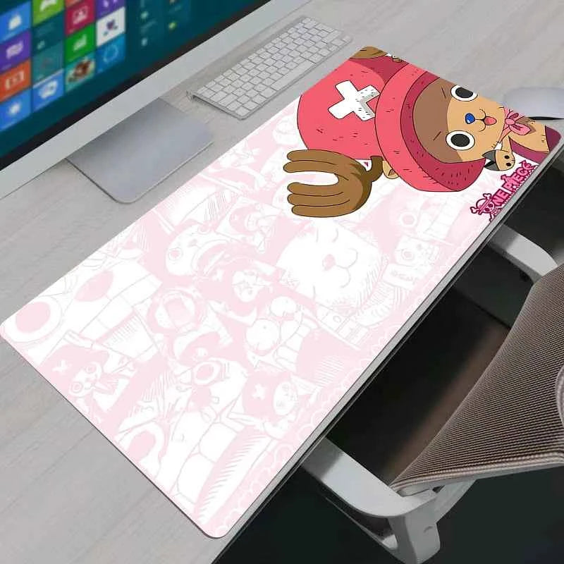 One Piece Tony Tony Chopper Gaming Mouse Pad Gamer Home Computer HD Mousepad XXL  Keyboard Pad Carpet Non-Slip Office Mouse Mats
