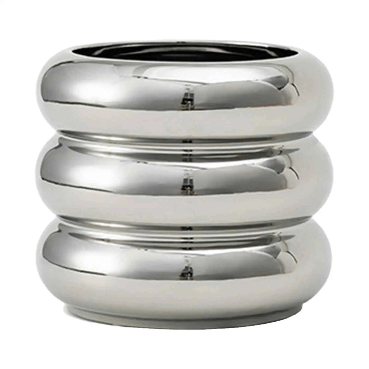 Ceramic Flower Vase Plants Holder Planter Decors Cosmetics Lipstick Bud Vase Flower Pot Makeup Brush Holder for Bathroom Dresser