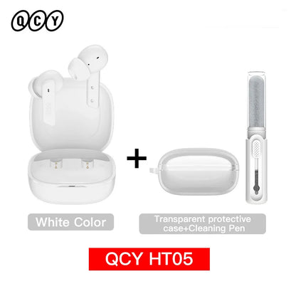 QCY HT05 MeloBuds ANC Earbuds – 40dB ANC, Transparency Mode, 6-Mic, 30H Playtime