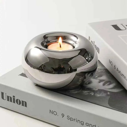 Crafts Ceramic Candle Holder Delicate Decorative Wax Melt Burner Art Modern Aroma Diffuser Photography Props