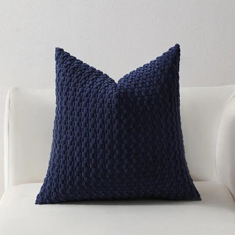 Soft Velvet Double-Sided Cushion Cover, Brown, Durable