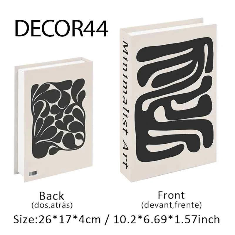 Decorative Faux Books Storage Box Coffee Table Hotel Bedroom Living Room Bookshelf Home Decor Interior Aesthetics Shooting Props