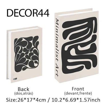 Decorative Faux Books Storage Box Coffee Table Hotel Bedroom Living Room Bookshelf Home Decor Interior Aesthetics Shooting Props