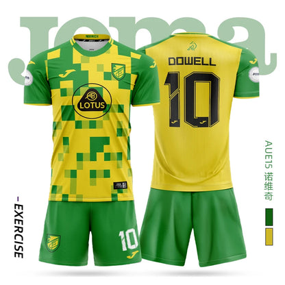 joma Homer soccer jersey short-sleeved shirt + shorts set 3DT T-shirt children's training uniform team match soccer jersey