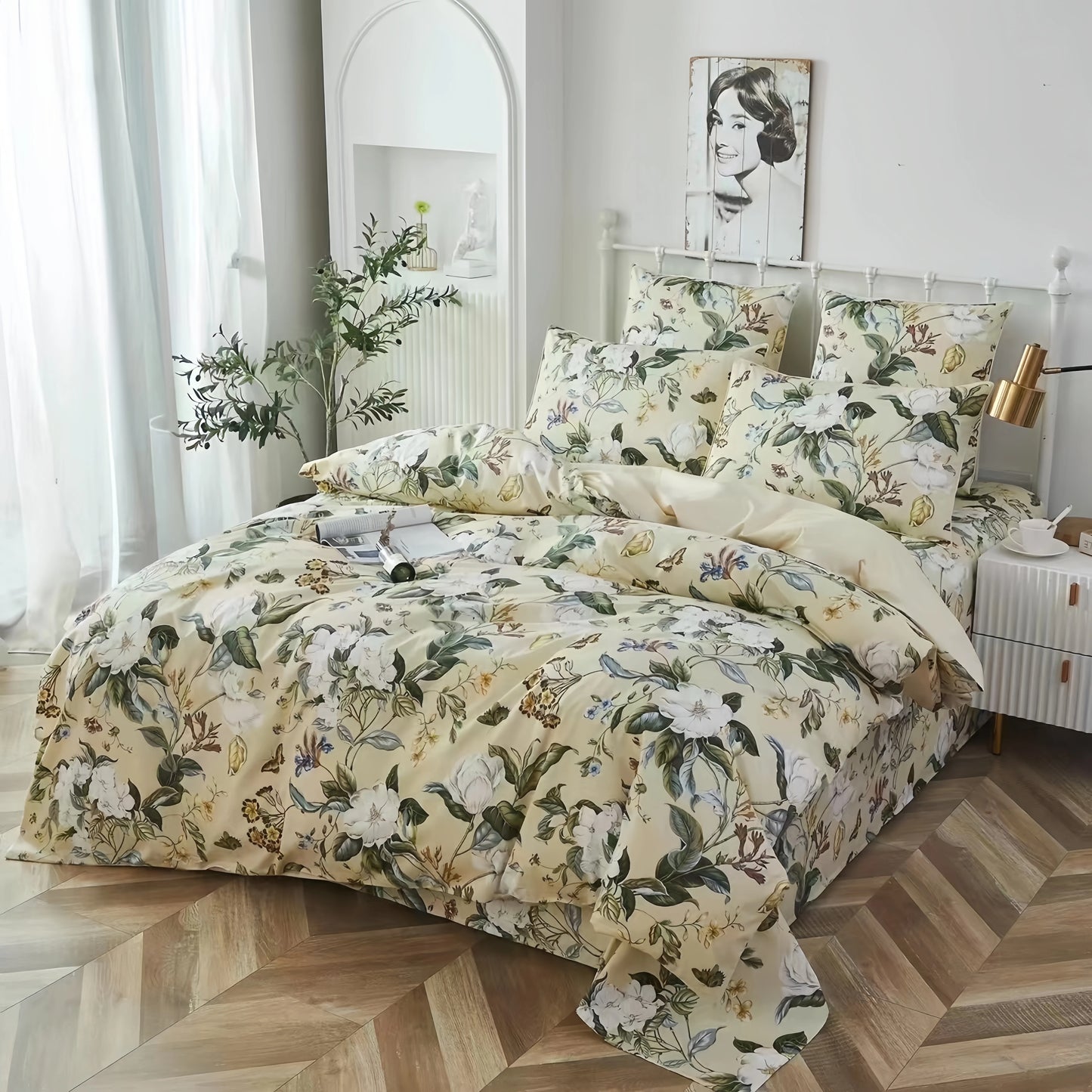 Duvet Cover Pillowcases Set,  600 TC, 100% Egyptian Cotton,  Printed and Solid Colors, US, UK Size,  Customize