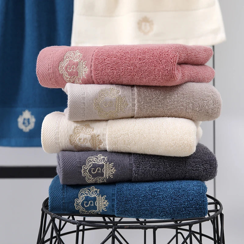 3 Pure Cotton Hair Drying Towels, 100% Cotton, Quick-Drying, Absorbent, Hair
