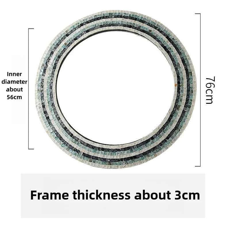 Wall Hanging Decorative Mirrors Living Room Glass Bedroom Decorative Mirrors Bathroom Aesthetics Makeup Mirror Room Decor