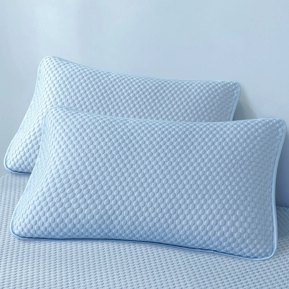 Cotton Anti-Mite Pillow Protector, Half-Pack Grey