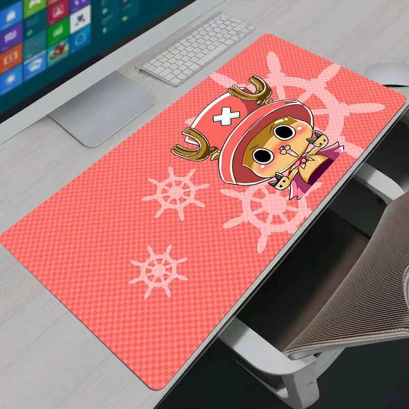 One Piece Tony Tony Chopper Gaming Mouse Pad Gamer Home Computer HD Mousepad XXL  Keyboard Pad Carpet Non-Slip Office Mouse Mats