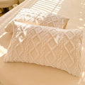 Velvet Rectangle Pillowcase, Beige, Warm Bedding