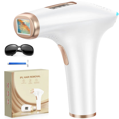 3-in-1 IPL Epilator, 5cm² Flash Window, 17.6J