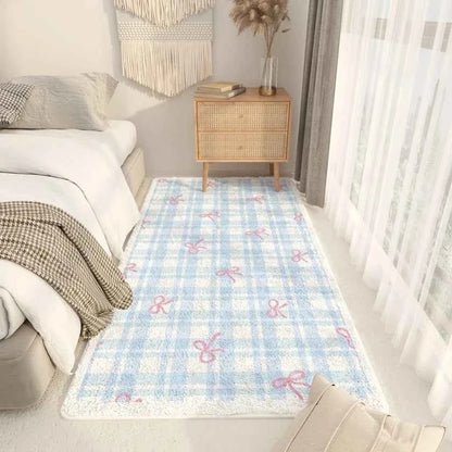 VIKAMA Korean-style Fresh Carpet Home Decor, Suitable for Living Room and Bedroom Floor Mat, Anti-slip, Soft and Comfortable