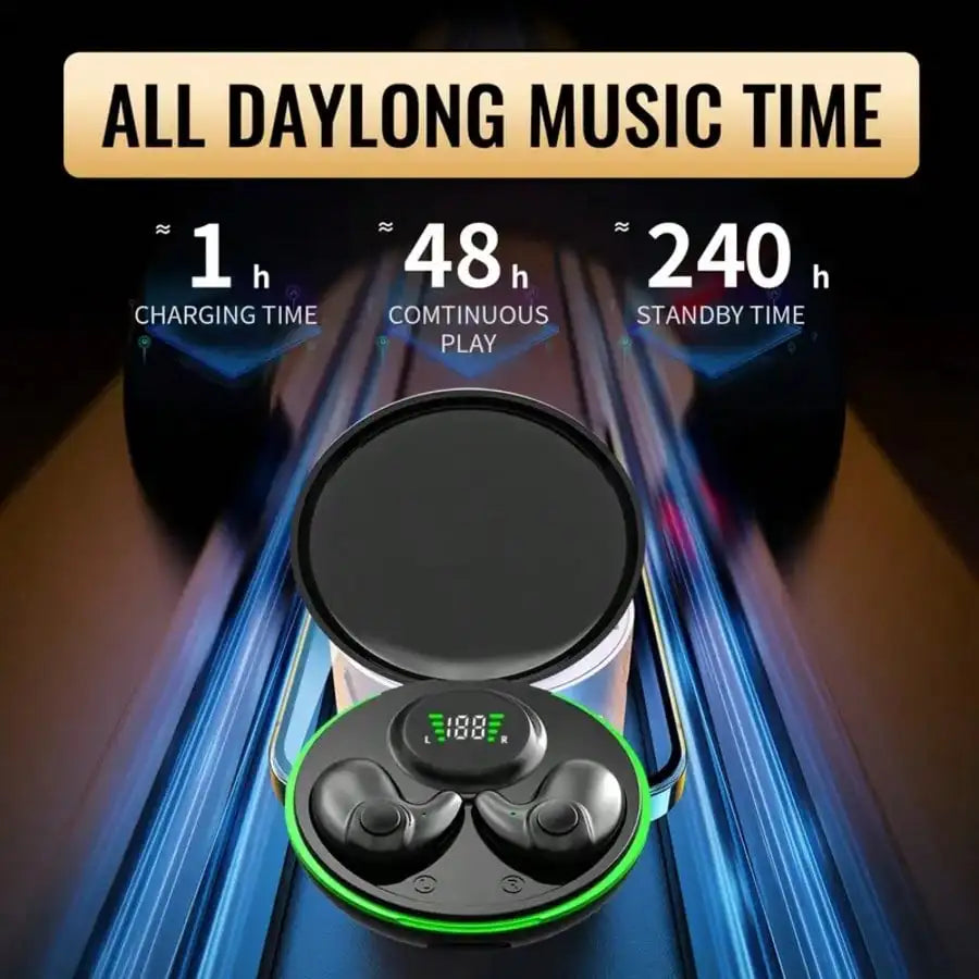 Long Endurance Wireless Bluetooth Earbuds Fast Convenient Charging Lightweight Portable Comfort In Ear Headphones Stable Connection For Daily Commute Sports Office Video Calls Music Entertainment Travel Companion