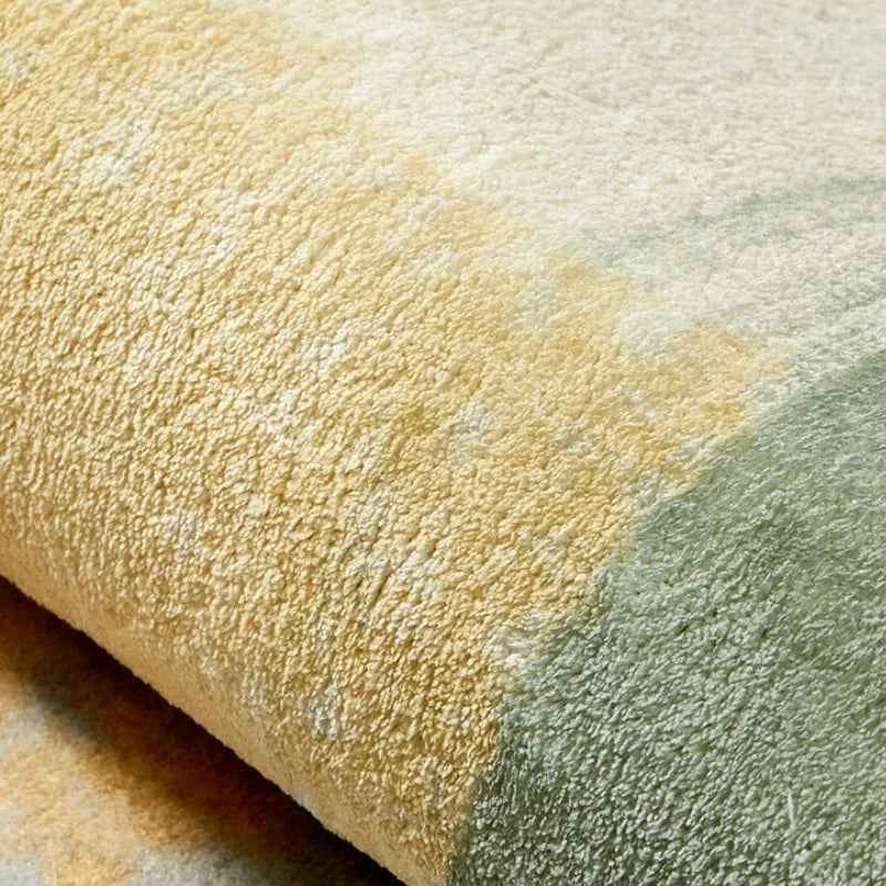 American Retro Carpets for Living Room Thicken Washable Floor Mat Home Plush Lounge Rug Irregular Bedroom Decor Anti-slip Carpet