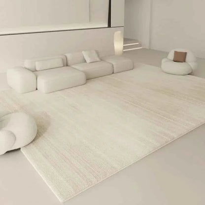 Wabi-sabi Style Carpets for Living Room White Bedroom Decor Plush Carpet Modern Thickened Minimalist Rug Fluffy Soft Bedside Mat