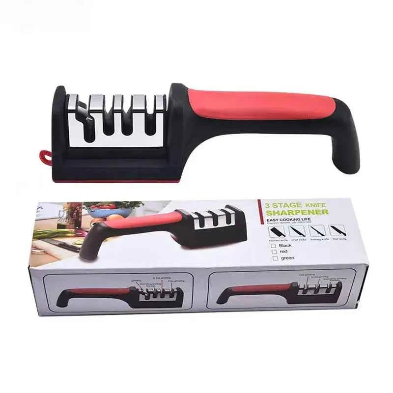 Kitchen 4-Segment Knife Sharpener with High-precision Whetstone Professional Hand-Held Sharpeners for Kitchen Knives Scssors