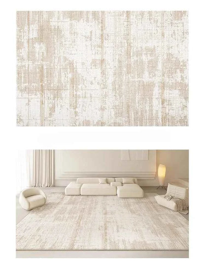 Cream Style Rugs for Bedroom Large Area Living Room Decoration Washable Carpet Thick Plush Lounge Floor Mat Home Fluffy Soft Rug