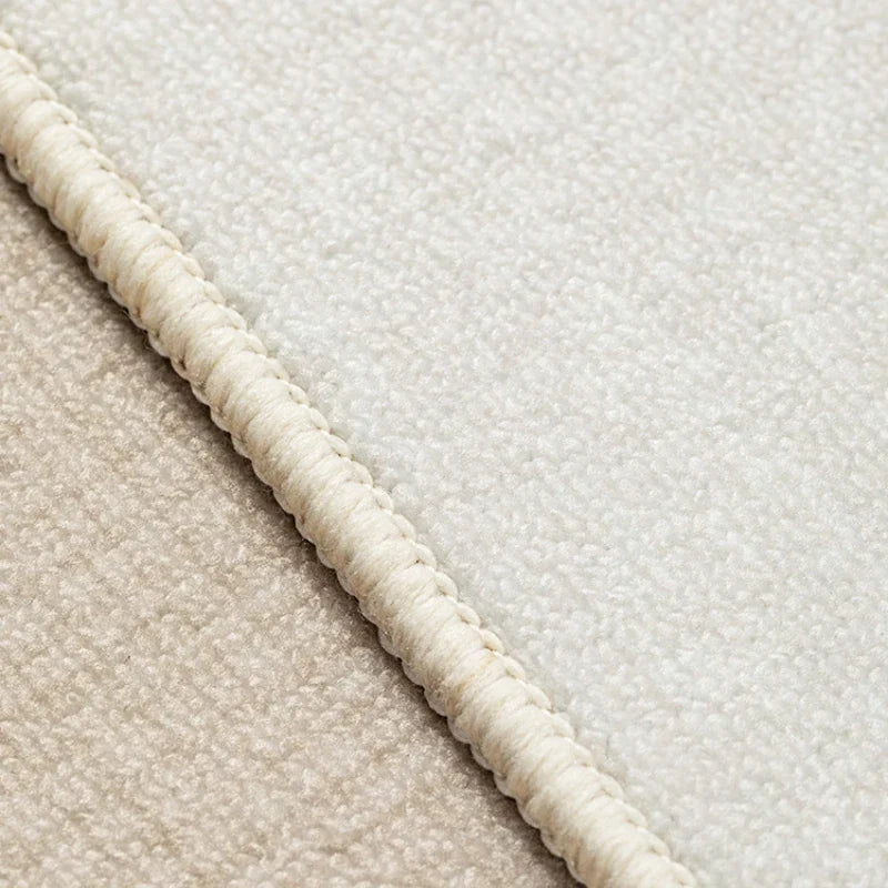 Light Luxury Rugs for Bedroom Anti-slip Bedside Rug Large Area Living Room Decoration Soft Carpet Washable Cloakroom Floor Mat