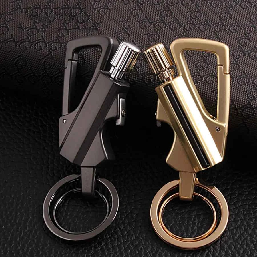 New Multifunctional Match coal oil Lighter Outdoor Waterproof Portable Wine Open Keychain Men Smoking Accessories Gifts