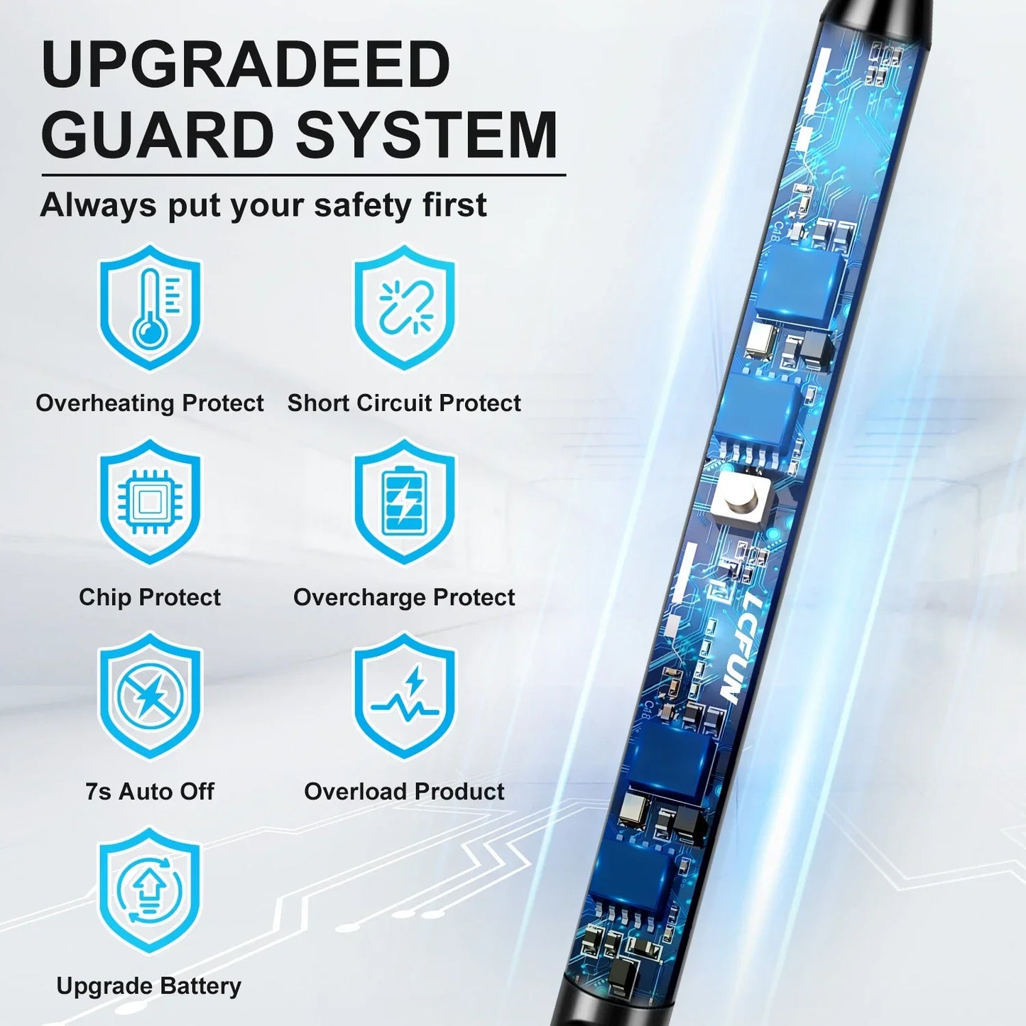 2 Pack Candle Arc Windproof Touch Lighter, USB Rechargeable Lighter with LED Battery Display, Gas Stove Long Lighters