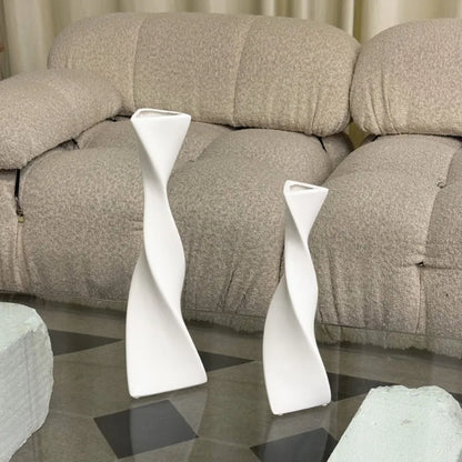 Nordic Ceramic Luxury Flower Vase — Minimalist Matte Finish Home Decor Centerpiece